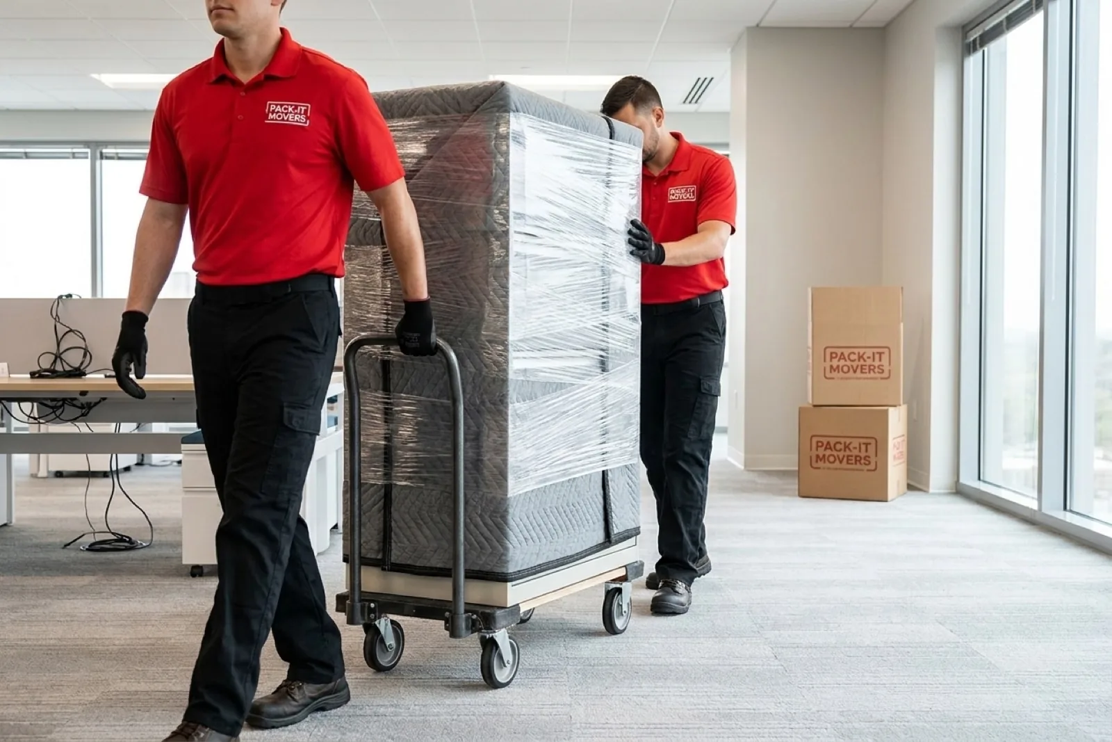 Pack-It Movers commercial moving team